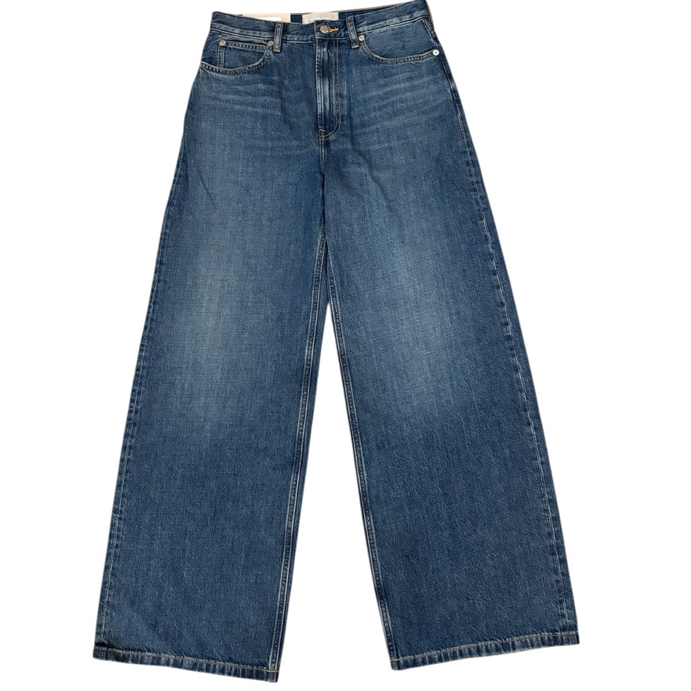 Everlane Blue Wide-Leg Jeans - Picture 7 of 16